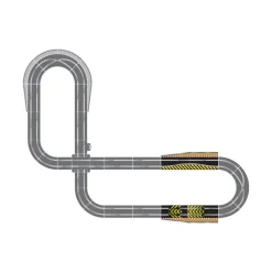 Pack extension de circuit de voiture n°2 : Rampes de saut et chicane - Scalextric