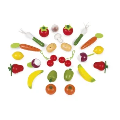 Panier de 24 fruits et légumes - Janod