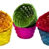 Paniers en bambou colorés, set de 6 - Eduplay