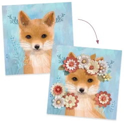 PAPIER CREATIF : Couronnes de fleurs - Djeco