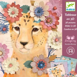 PAPIER CREATIF : Couronnes de fleurs - Djeco