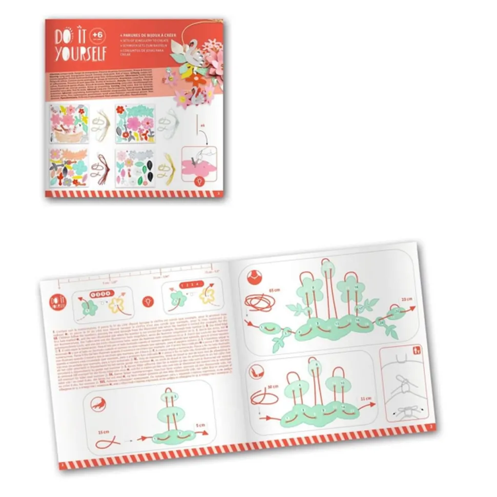 Parures de bijoux à créer : Gaité colorée - Djeco