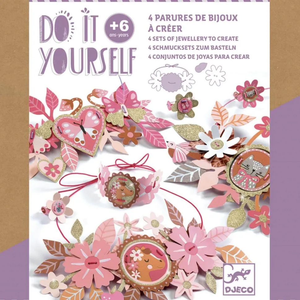 Parures de bijoux à créer : Doux médaillons - Djeco