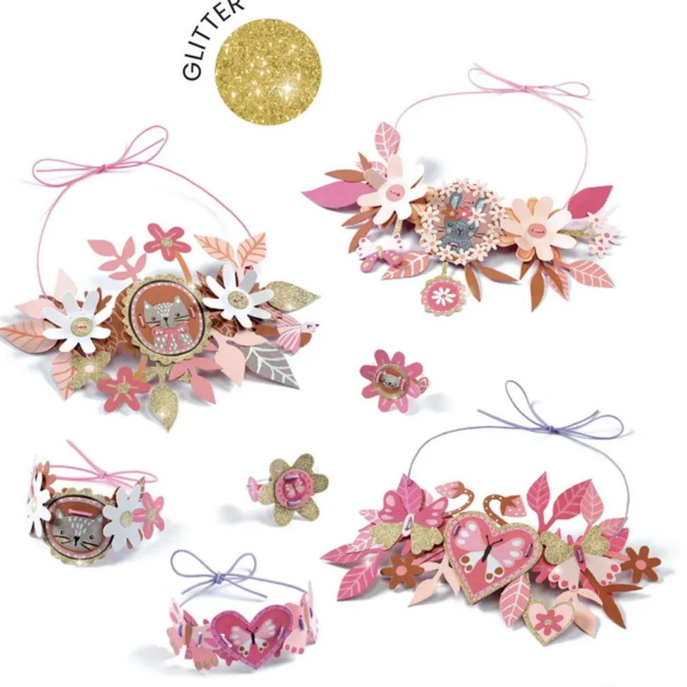 Parures de bijoux à créer : Doux médaillons - Djeco