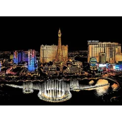 Peinture à gratter : Las Vegas - Figured'Art