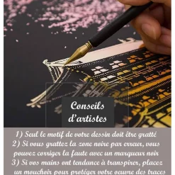 Peinture à gratter : Les tulipes aux Pays Bas - Figured'Art