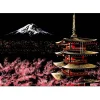 Peinture à gratter : Mont Fuji au Japon - Figured'Art