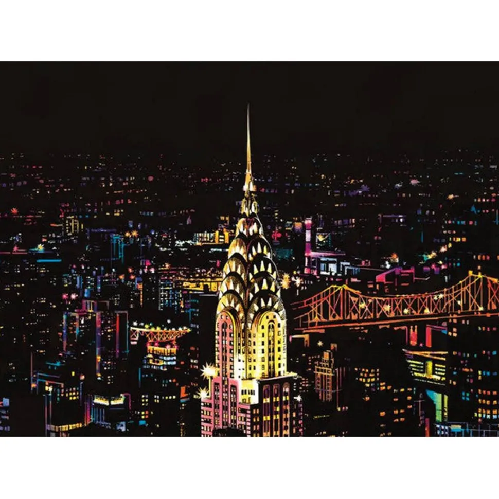 Peinture à gratter : New York - Figured'Art