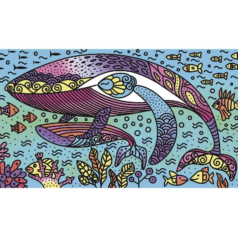 Peinture à L'eau : 6 tableaux Magique Océan - Janod