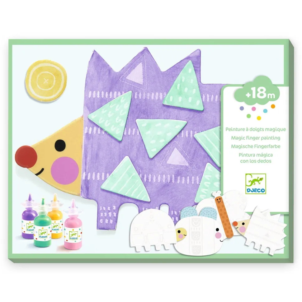 PEINTURE : Peinture à doigts magique - Petites formes - Djeco