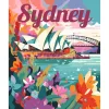 Peinture au numéro : Affiche de voyage Sydney - sans châssis en bois - Figured'Art