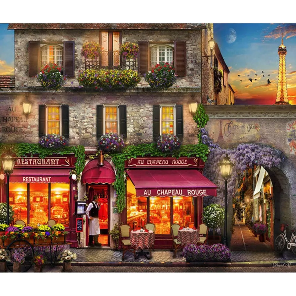 Peinture au numéro : Au chapeau rouge - sans châssis en bois - Figured'Art