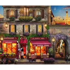 Peinture au numéro : Au chapeau rouge - toile tendue sur châssis - Figured'Art