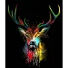 Peinture au numéro : Cerf en Couleur - sans châssis en bois - Figured'Art