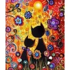 Peinture au numéro : Chats Cartoon - sans châssis en bois - Figured'Art