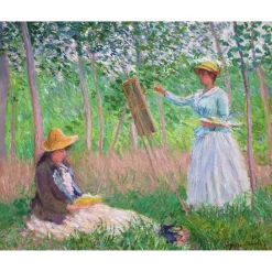 Peinture au numéro : Dans les bois de Giverny - Monet - toile tendue sur châssis - Figured'Art