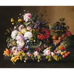 Peinture au numéro : Fleurs et Fruits - Severin Roesen - toile tendue sur châssis - Figured'Art