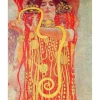 Peinture au numéro : Gustav Klimt - Femme Serpent - sans châssis en bois - Figured'Art