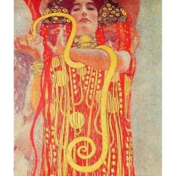 Peinture au numéro : Gustav Klimt - Femme Serpent - sans châssis en bois - Figured'Art