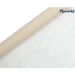 Peinture au numéro : La jeune minette à la perle - sans châssis en bois - Figured'Art