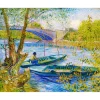 Peinture au numéro : La pêche au Printemps, Pont de Clichy - Van Gogh - sans châssis en bois - Figured'Art