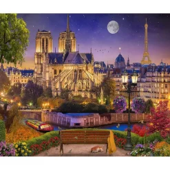 Peinture au numéro : Notre-Dame Etoilée - sans châssis en bois - Figured'Art