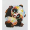 Peinture au numéro : Panda et Lunettes - toile tendue sur châssis - Figured'Art
