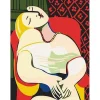 Peinture au numéro : Picasso Le Rêve - sans châssis en bois - Figured'Art