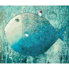 Peinture au numéro : Poisson artistique - toile tendue sur châssis - Figured'Art