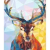 Peinture au numéro : Renne Moderne - sans châssis en bois - Figured'Art