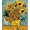 Peinture au numéro : Van gogh - tournesols - sans châssis en bois - Figured'Art