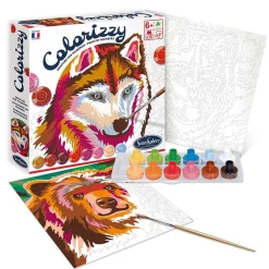 Peinture Colorizzy : Animaux de la forêt - Sentosphère