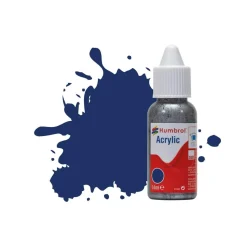 Peinture N°15 Bleu Nuit - Brillant : Acrylique : 14 ml - Humbrol