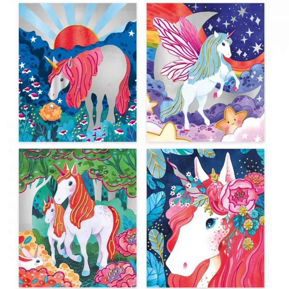 Peinture Nacrée et 3D Licorne - Janod