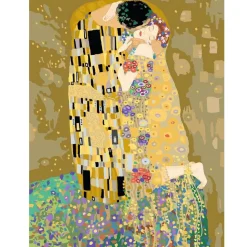 Peinture par numéro CréArt - Art collection : Le Baiser (Klimt) - Ravensburger