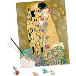 Peinture par numéro CréArt - Art collection : Le Baiser (Klimt) - Ravensburger