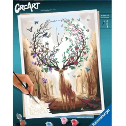 Peinture par numéros CréArt : cerf magique - Ravensburger