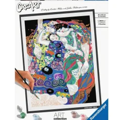 Peinture par numéros CréArt - Art collection : Les Vierges (Klimt) - Ravensburger