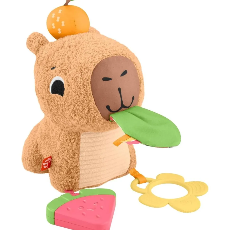 Peluche Anneau De Dentition Et Hochet : Mon Capybara Câlins - Fisher-Price