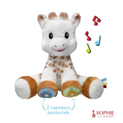 Peluche Touch & Music Sophie la girafe - Vulli