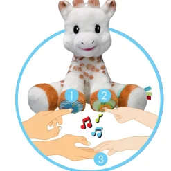 Peluche Touch & Music Sophie la girafe - Vulli