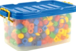 Perles à enfiler multicolores, mélangées - Eduplay