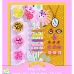 Perles Au bonheur des filles : Oh! les perles Perles et fleurs - Djeco