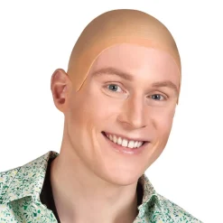 Perruque latex Tête chauve - RueDeLaFete