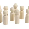 Personnes en bois set de 10 grands - Eduplay