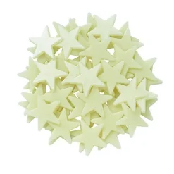 Phosphorescent MINI-PACK: MINI-ETOILES EN BLANC - 4M