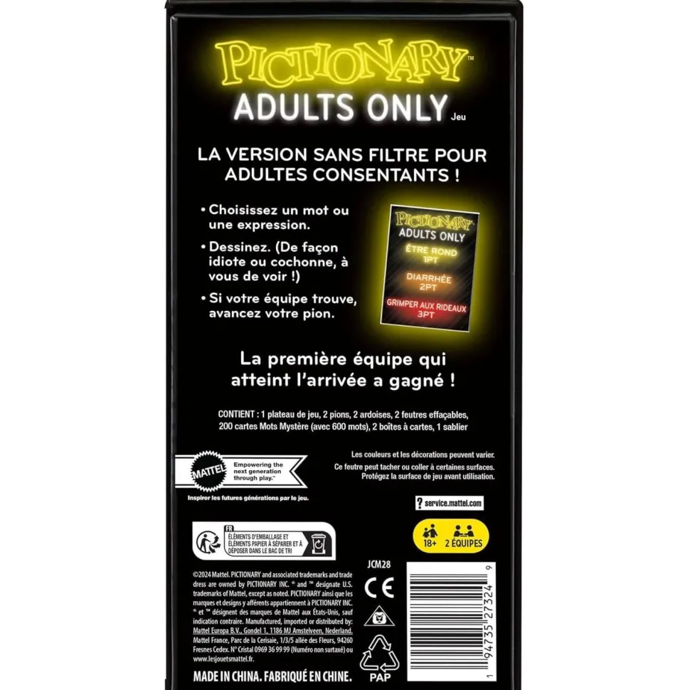 Pictionary 18+ - Mattel