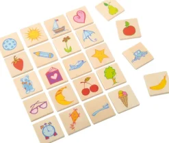 Plaques de reconnaissance objets bois - Eduplay