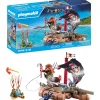 Playmobil 71794 : Pirate avec radeau flottant, canons et trésor - Playmobil
