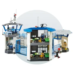 Playmobil 6919 City Action : Commissariat de police avec prison - Playmobil